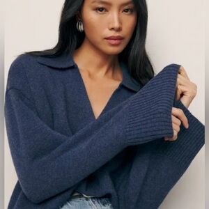 Reformation Oversized Sawyer cashmere sweater (Small)